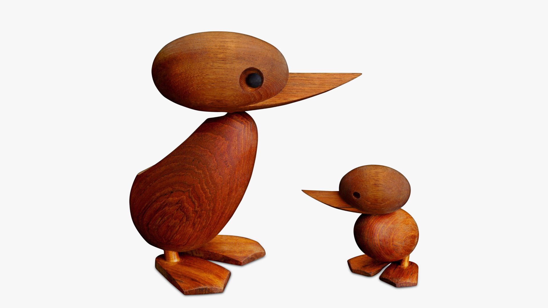 Duck and Duckling by Hans Bølling |
