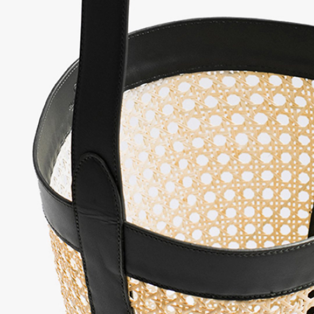 Rattan Bucket Bag by Palmgrens |
