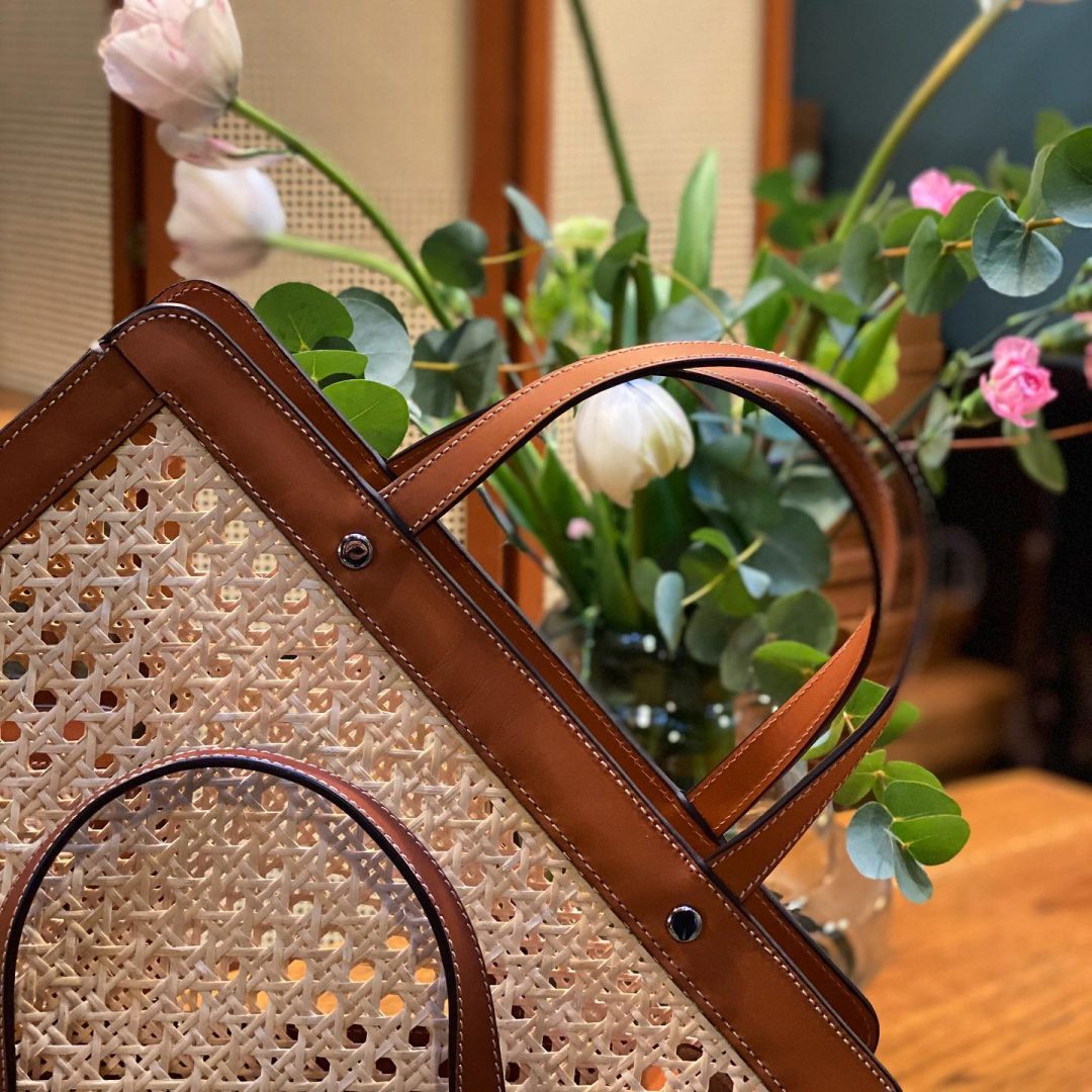Classic Rattan Bag by Palmgrens |