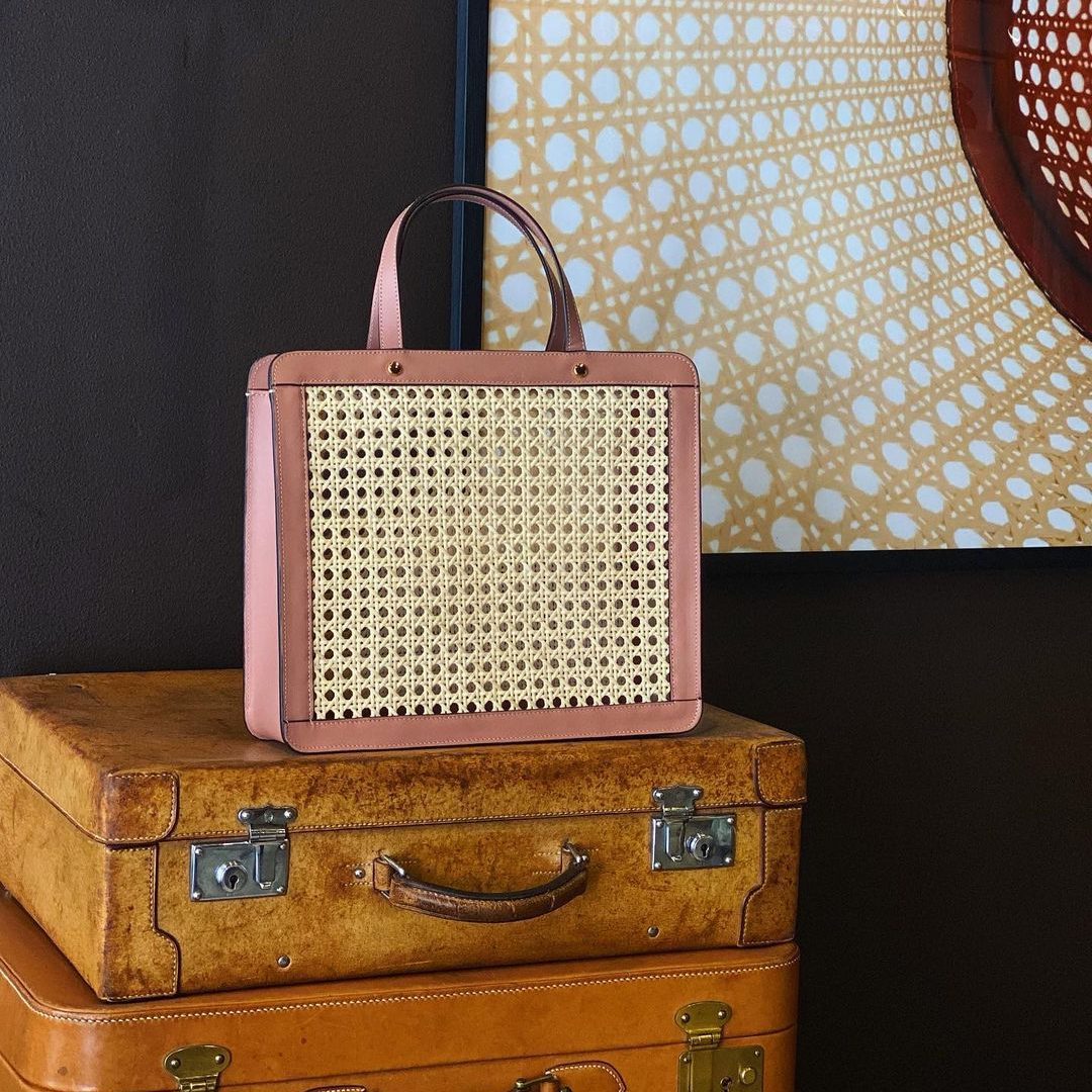 Classic Rattan Bag by Palmgrens |