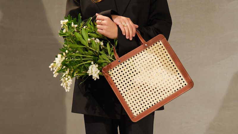 Classic Rattan Bag by Palmgrens |