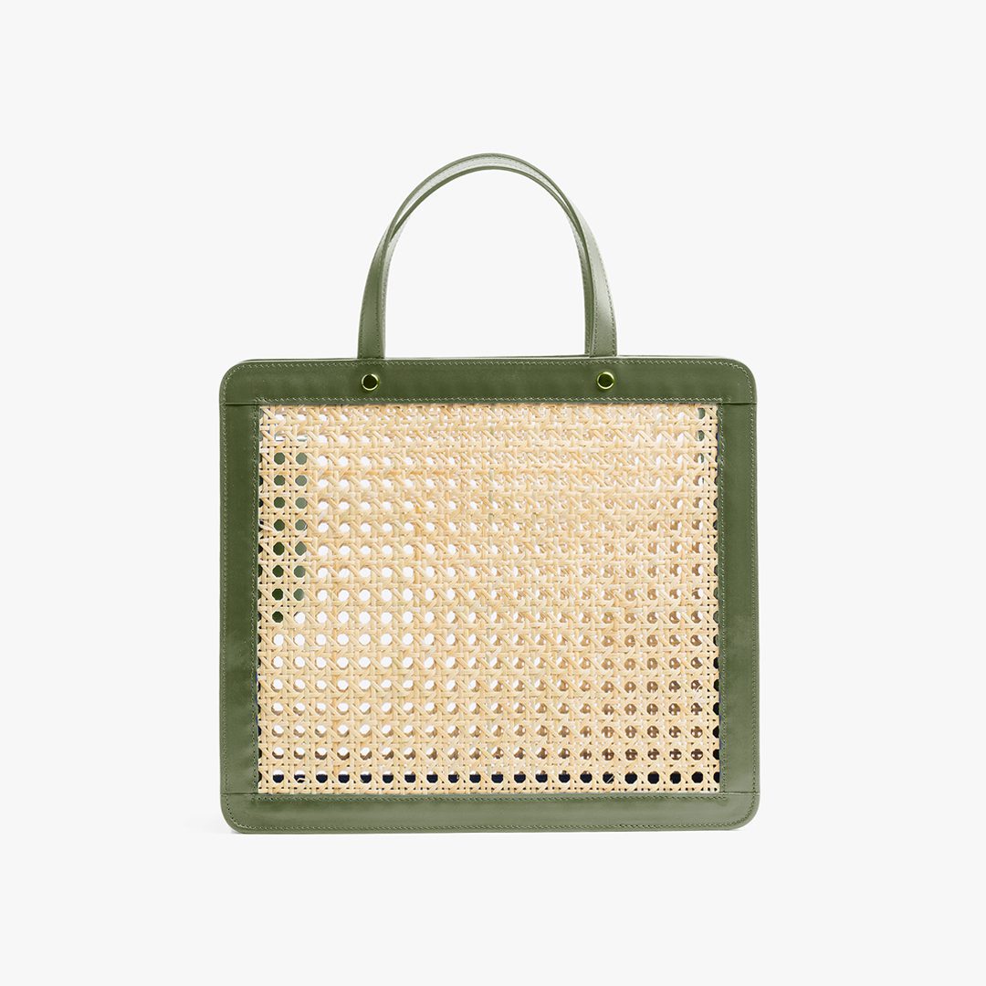 Classic Rattan Bag by Palmgrens |