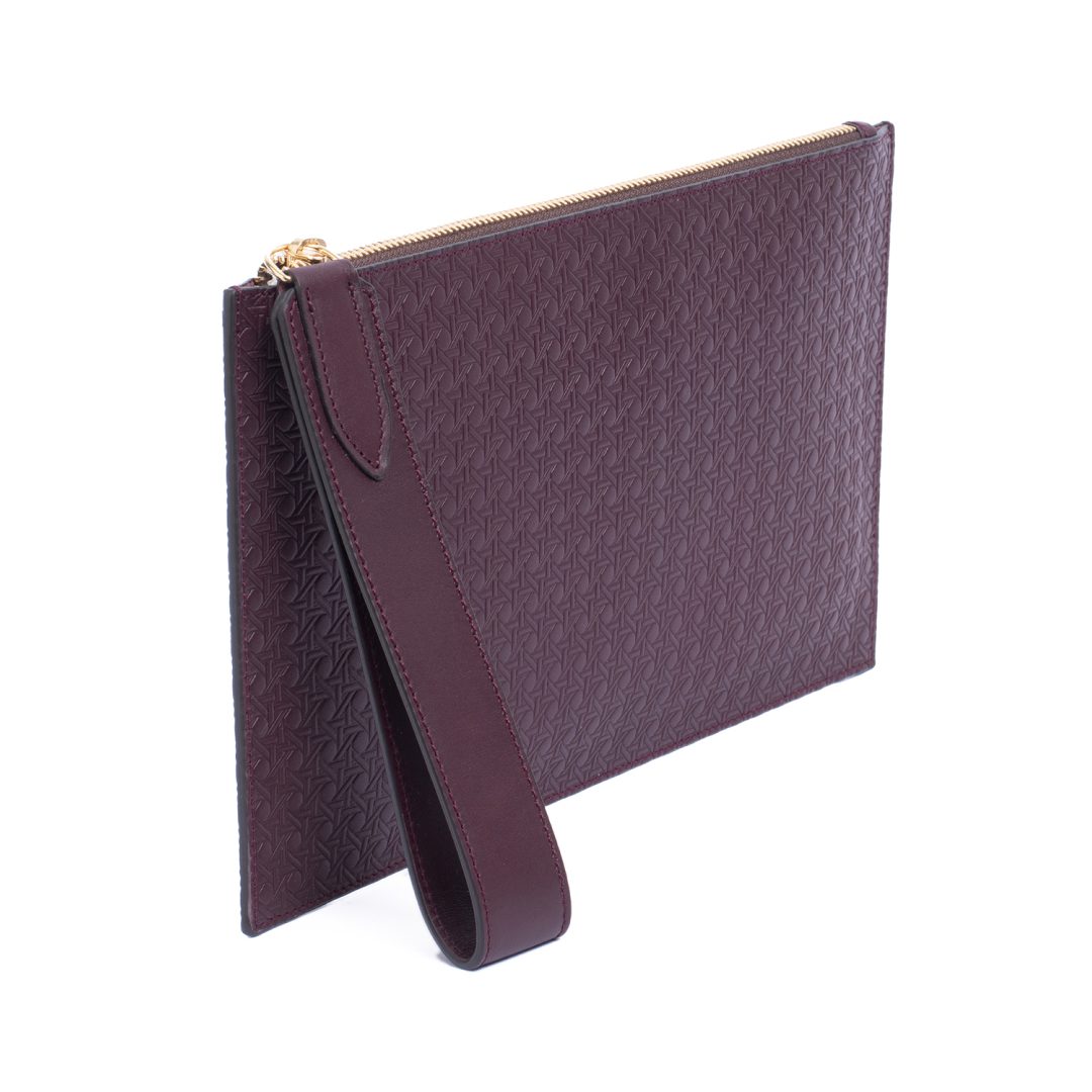 Flat Clutch Rattan Embossed by Palmgrens |