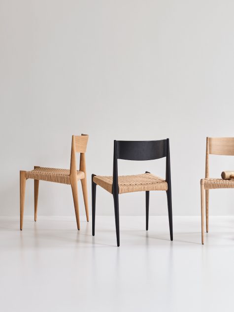 Pia Chair in Black Oak