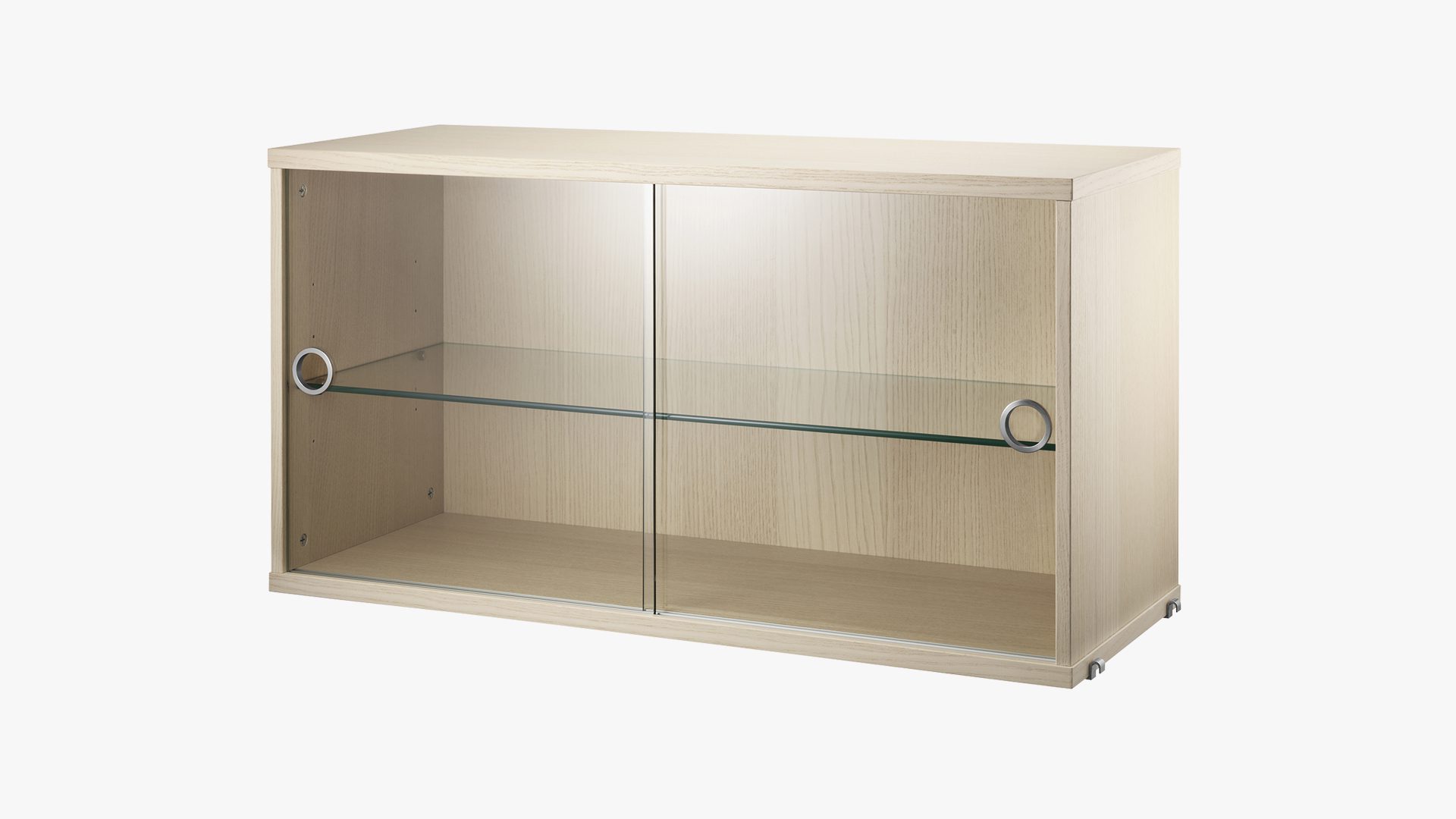 String® System Display Cabinet with Sliding Glass Doors