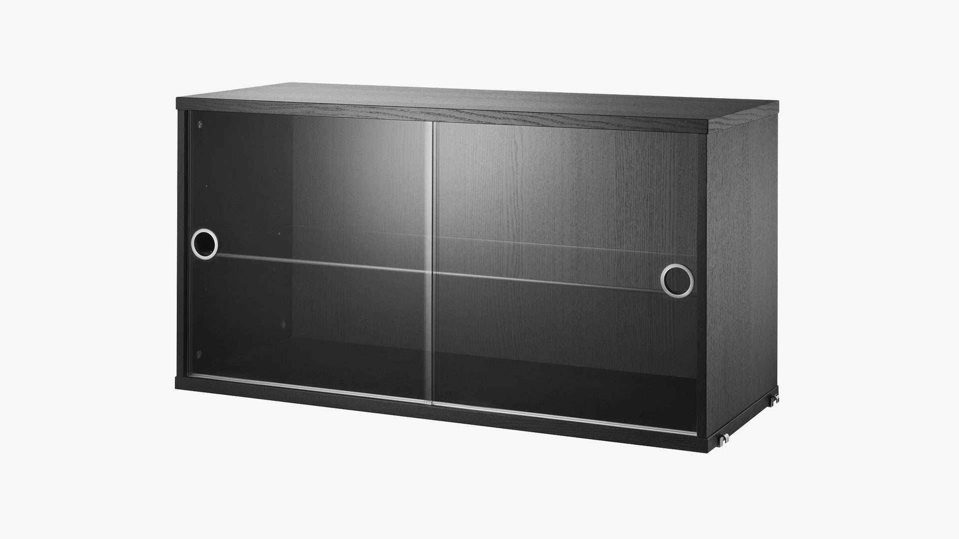 String® System Display Cabinet with Sliding Glass Doors