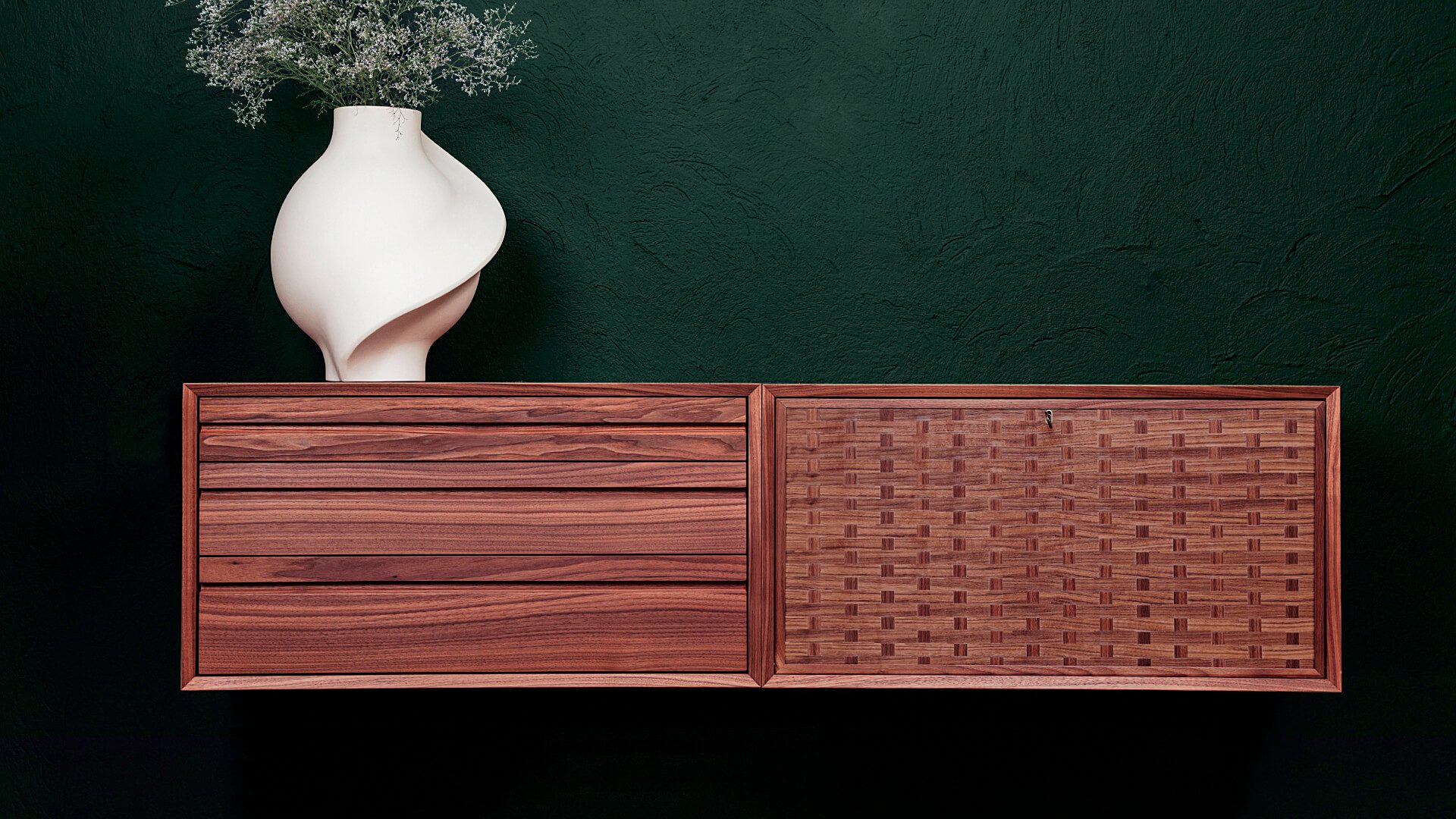 System Cado® 2 | by Poul Cadovius | Wall hung sideboard |