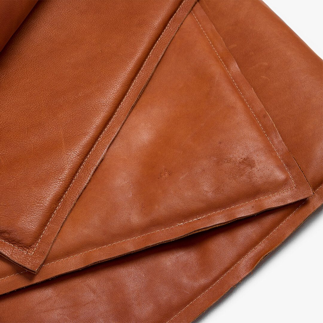 Meditation Mat | Hairlok & Tärnsjö wild nature leather upholstery | L1720mm x W650mm x D150mm
