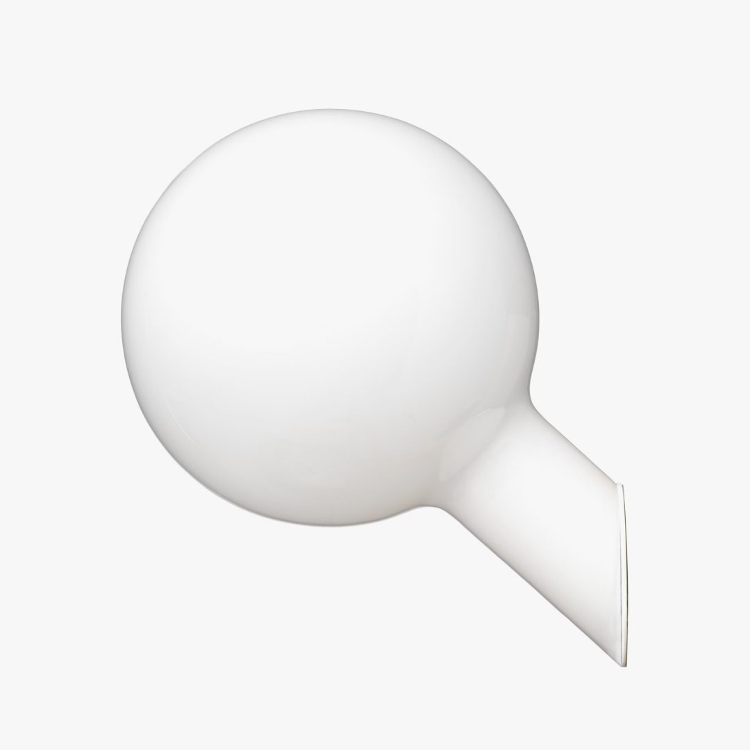 Pin Wall Light | by Matti Klenell |  Matt opal glass| LED candle E14 2700K 806lm CRI>80| Class I IP44 230V